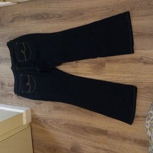 Women's Curvy Bootcut  mid rise jeans size 16 by Sonoma Life+Style dark blue